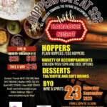 Hoppers Café At SCC - 23rd September 2023 - 5.30PM To 10.30PM (Sydney Event )