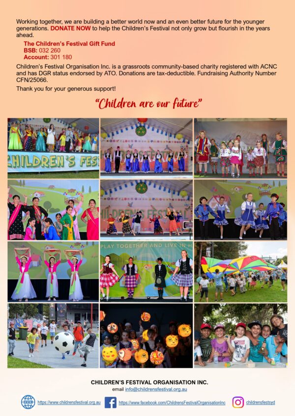 MEDIA RELEASE Premier congratulates Children’s Festival – on 25th anniversary - eLanka