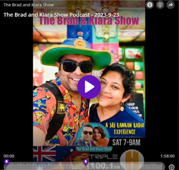 The Brad and Kiara Show Podcast - 2023-9-23 - eLanka