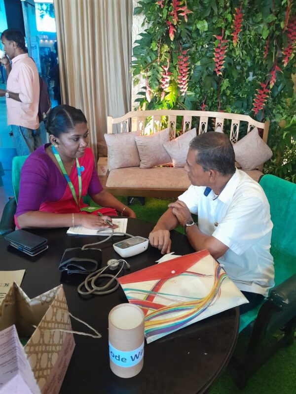 Ayurvedic doctor consultation at the enclosure