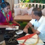 Ayurvedic doctor consultation at the enclosure