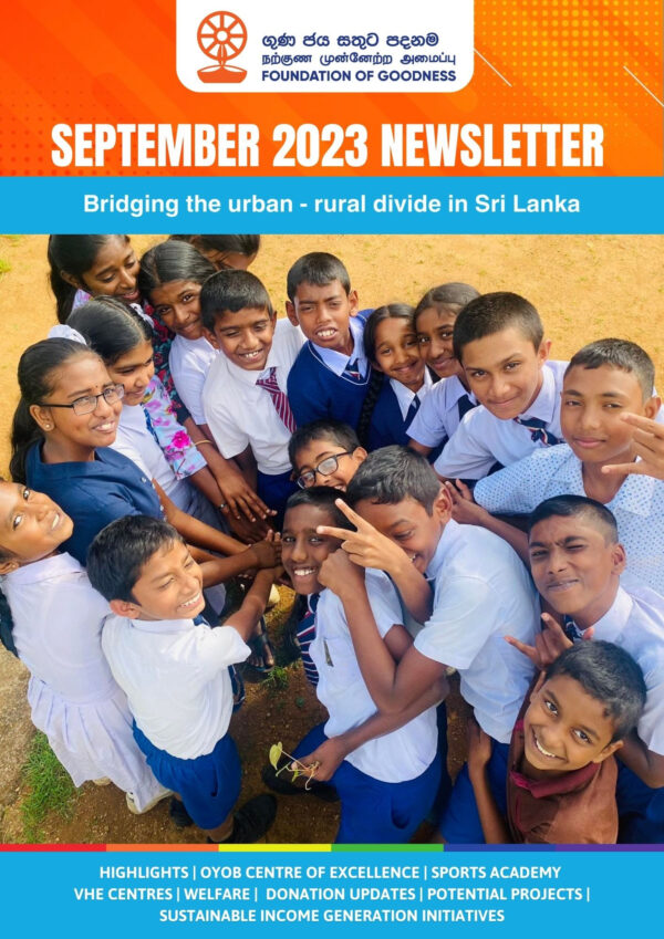 Foundation of Goodness Newsletter- September 2023 01