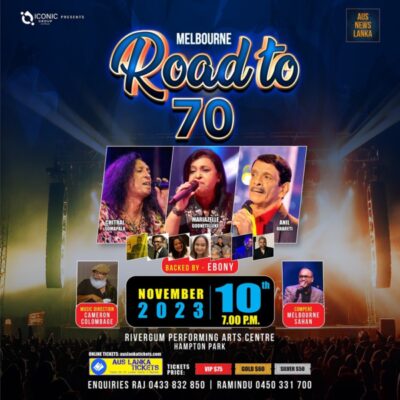 Road to 70 - 10th Nov 2023 7:00 PM - 11:59 PM ( Melbourne Event )