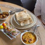 Sri Lankan goodness at its best! Our Cheese Roti, Dhal , Spicy Chicken Curry, and Onion Salad