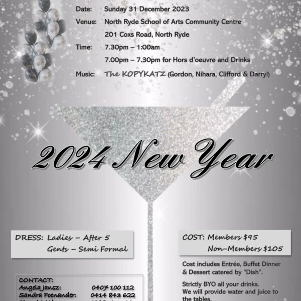 The Bellbirds Club Inc - Let’s welcome the New Year by celebrating  with a bang - 31 December 2023 - 7.30 PM To 1.00 AM