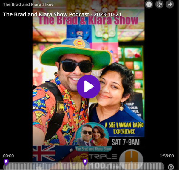 The Brad and Kiara Show Podcast - 2023-10-21 - eLanka