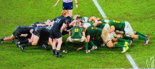 Undermanned All Blacks undone by ferocious Springboks. One point nail biter makes South Africa the only four time World Cup winner. - BY TREVINE RODRIGO IN MELBOURNE. (eLanka Sports editor)