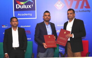 AkzoNobel-Vocational Training Authority (VTA) partnership to enhance skills of local painter community, providing greater employment opportunities in Sri Lanka and abroad