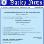 Darley News - THE BULLETIN OF THE OLD JOSEPHIANS’ ASSOCIATION OF NSW - NOVEMBER 2023