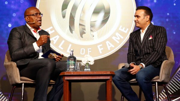 ICC Hall of Fame Class of 2023 Celebration Dinner (Aravinda De Silva amongst the legends of the game)