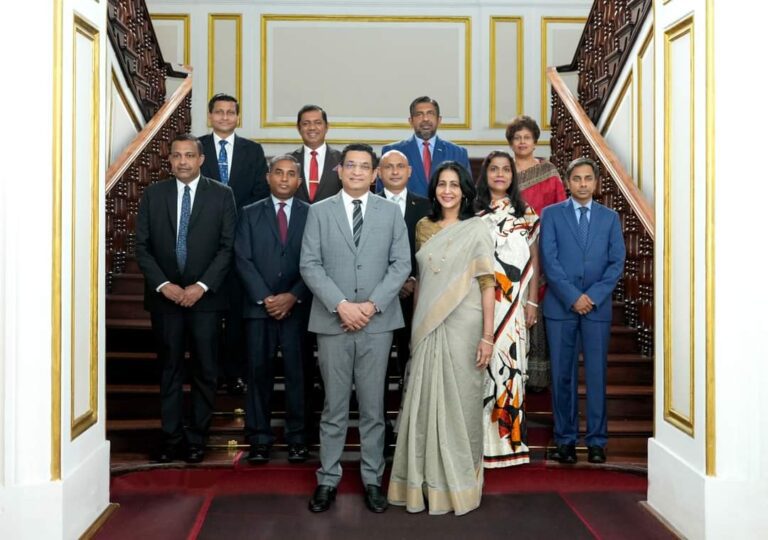 New Ambassadors and High Commissioners with Foreign Minister and Foreign Secretary – Sri Lanka