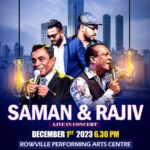SAMAN & RAJIV - December 2023 - Friday 1 -Melbourne Events