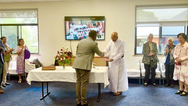 Antonians in Melbourne joined Rev Fr Hilarion O.S.B in celebrations of his Golden Jubilee of priesthood and thanked him for his dedicated services to the College.