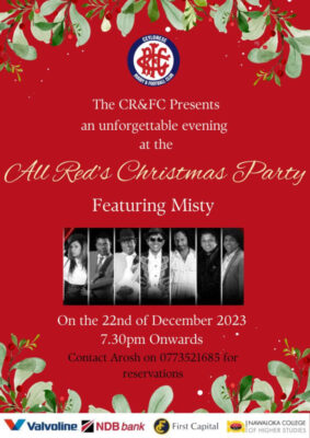 Au Red's Christmas Party - 22nd December 2023 - 7.30 PM