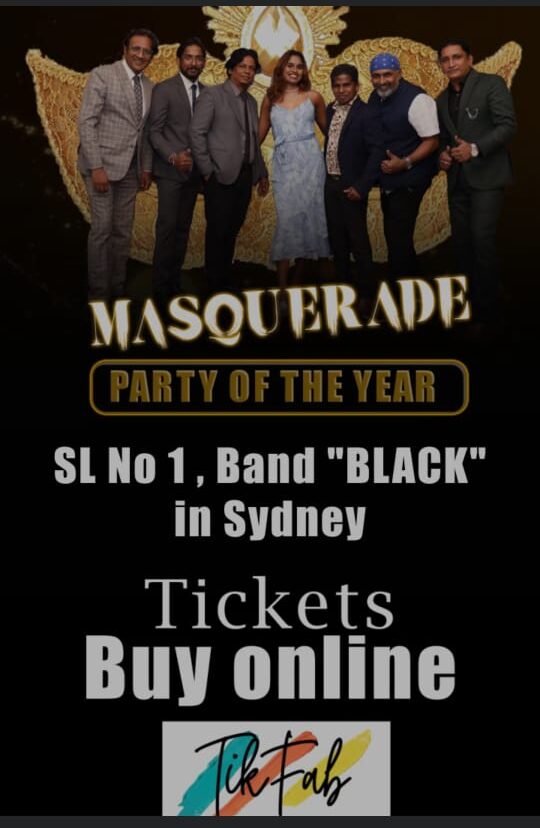 BLACK–MASQURADE PARTY - 02th March 2024 - 7 PM ( Sydny Event )