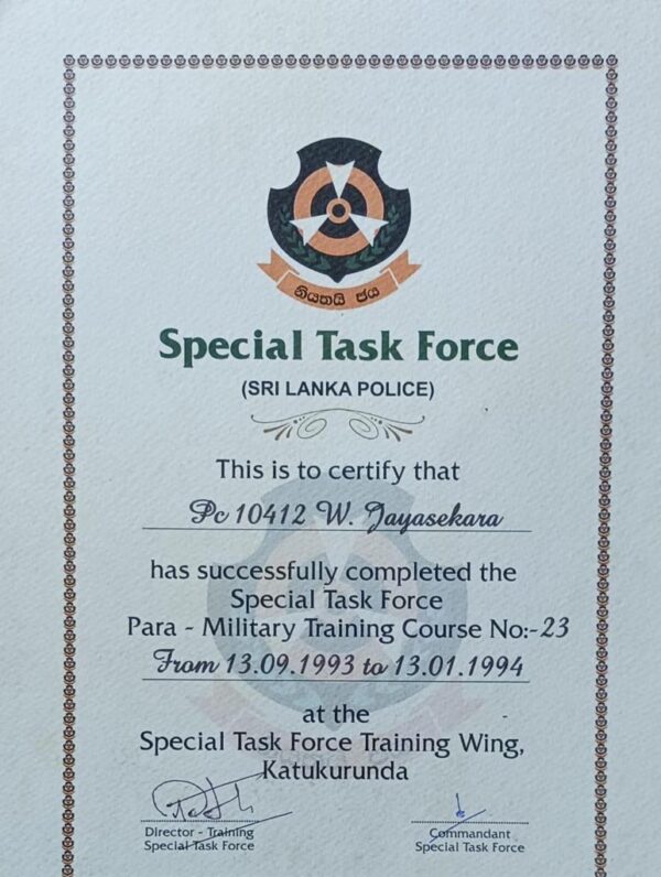 Brave Seargent Wimal Jayasekera reminisced, deprived of promotions as he was too talented and skilled disliked by the top Police personnel
