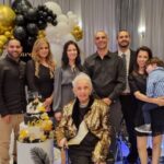 Carmen De Vos looked radiant and majestic on her 100th birthday celebration at the Grand on Princes in Mulgrave, Melbourne - by Trevine Rodrigo - eLanka