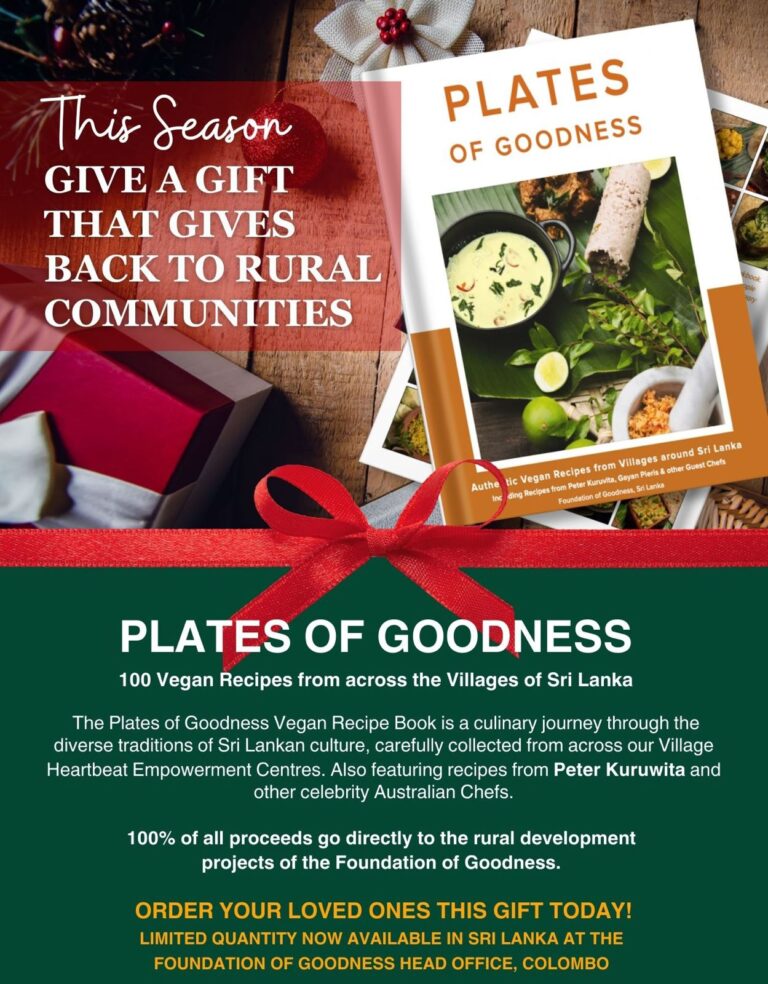Foundation of Goodness – special vegan cookbook