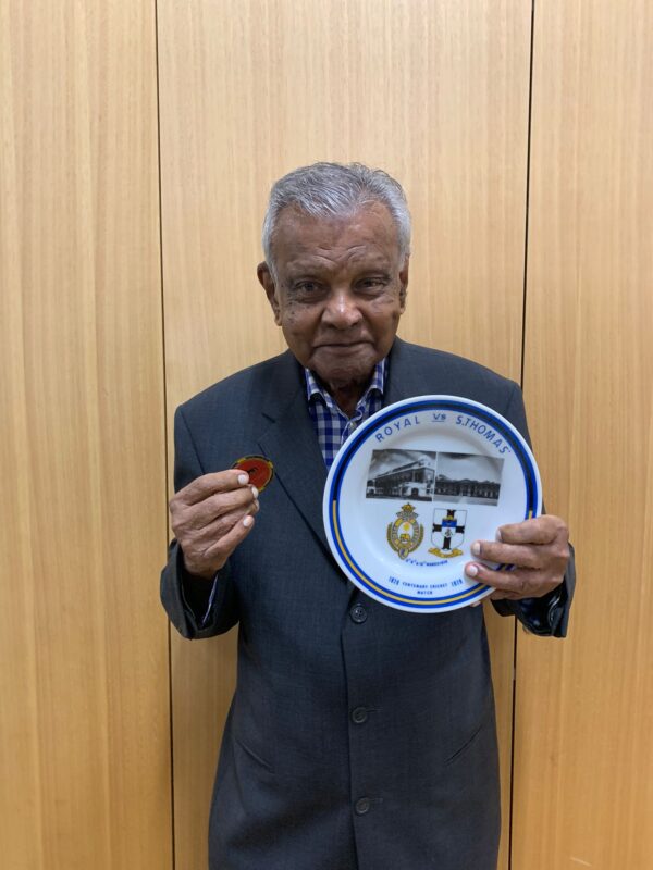 HONOURING OBA’S MOST SENIOR MEMBER – (Tissa) Hemapala Piyatissa Goonatilaka ) - eLanka