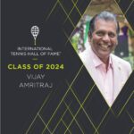 International Tennis Hall of Fame - Class of 2024 - Vijay Amritraj image source Times of Sri Lanka International 365