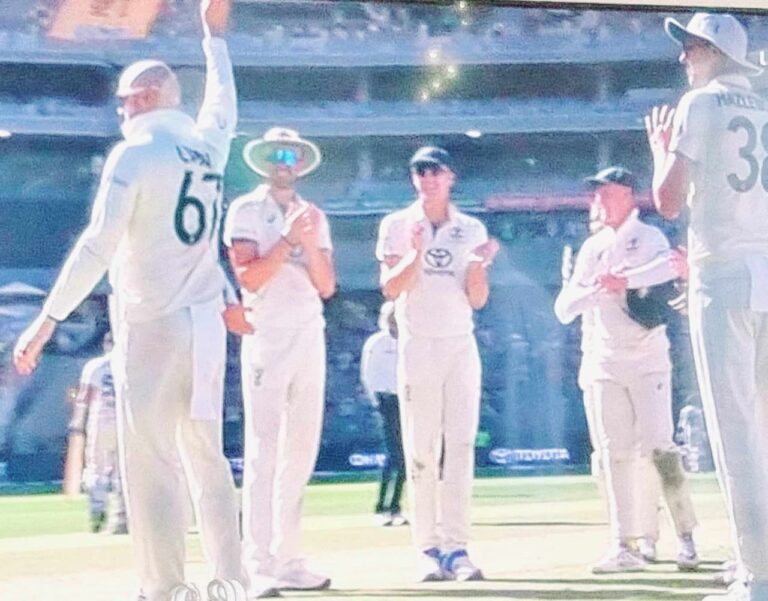 Nathan Lyon grabs the headlines with his 500th and Australia grab the first Test.  – BY TREVINE RODRIGO IN MELBOURNE.  (eLanka Sports editor)