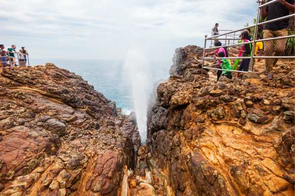 Hummanaya Blow Hole in Sri Lanka