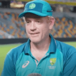 Australian men’s head coach Andrew McDonald following the second Test against the West Indies in Brisbane