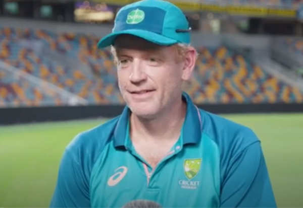 Australian men’s head coach Andrew McDonald following the second Test against the West Indies in Brisbane