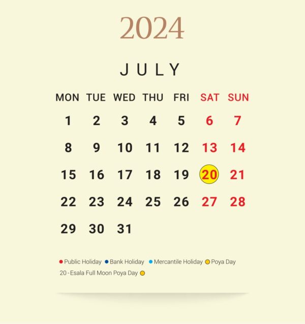 BoC Calendar 2024