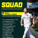 CA XI squad to play West Indies