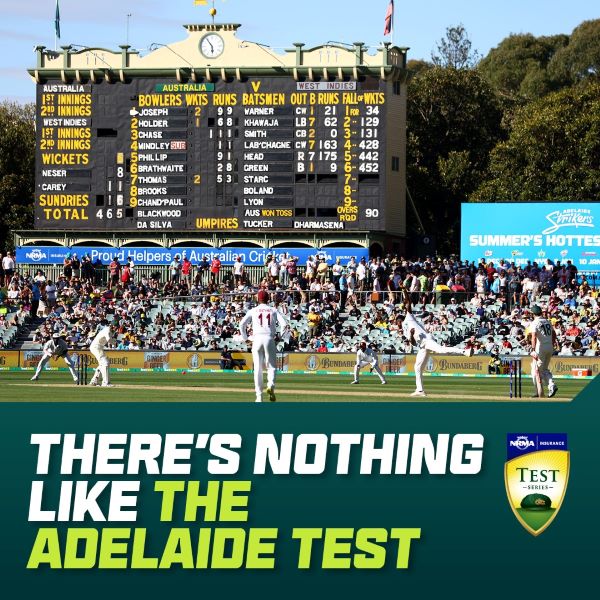 Cricket Australia unveils promotional video for AUS vs WI first test at Adelaide Oval