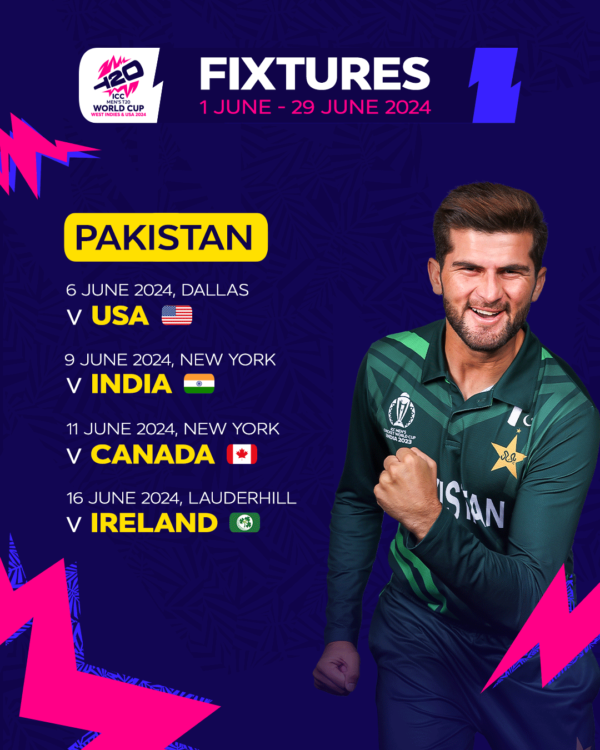 Fixtures revealed for historic ICC Men's T20 World Cup 2024 in West Indies and the USA – Sent by ICC media partner – By Trevine Rodrigo (eLanka Sports editor)