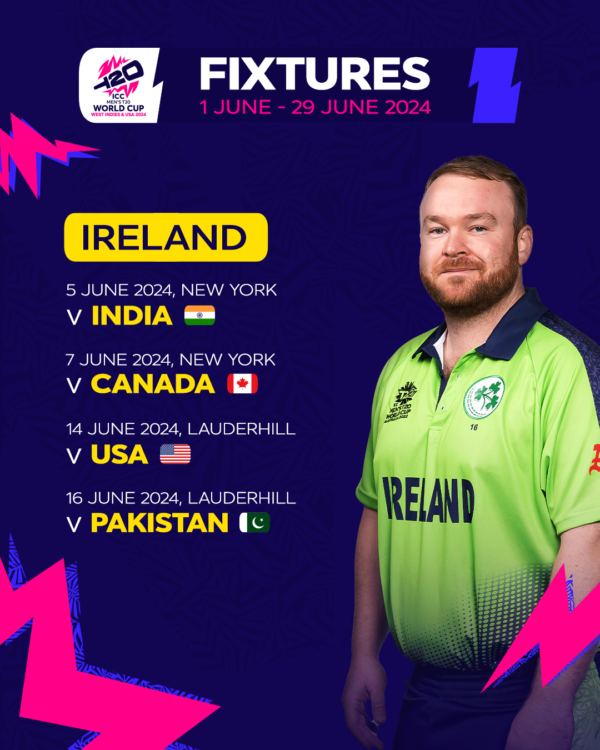 Fixtures revealed for historic ICC Men's T20 World Cup 2024 in West Indies and the USA – Sent by ICC media partner – By Trevine Rodrigo (eLanka Sports editor)
