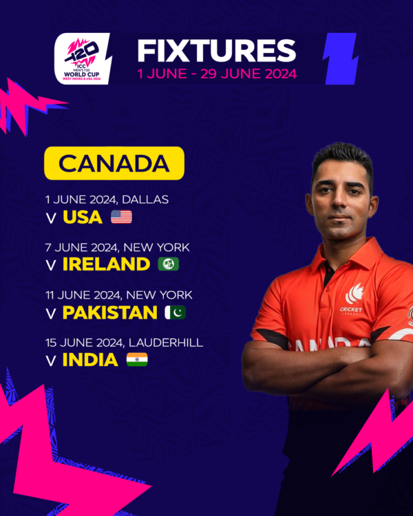 Fixtures revealed for historic ICC Men's T20 World Cup 2024 in West Indies and the USA – Sent by ICC media partner – By Trevine Rodrigo (eLanka Sports editor)