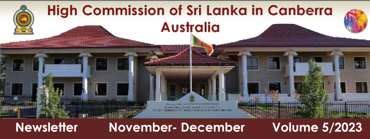 High Commission of Sri Lanka in Canberra, Australia – Newsletter – November-December 2023.