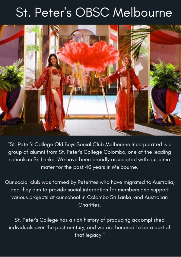 SPECTACULAR PETERITE MELBOURNE OBSC DANCE - Arabian Nights - 27 April 2024 - 6.30 PM To 1.00AM (Melbourne event)