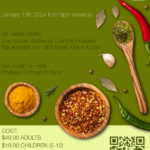 Sri Lankan Dinner Dance - 13th January 2024 - 600 pm onwards ( Melbourne Event) - eLanka