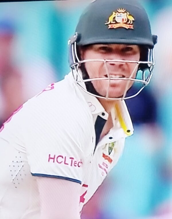 Warner fails after two lives in rain shortened second day. - By TREVINE RODRIGO IN MELBOURNE.  (eLanka Sports editor)