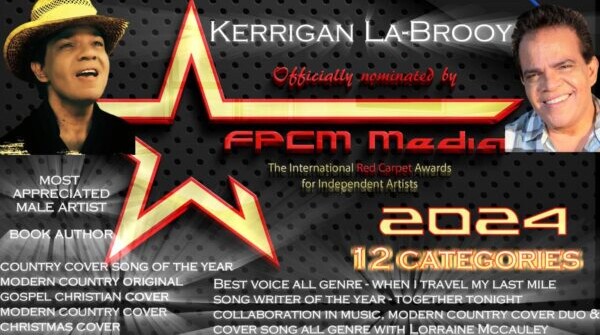 Kerrigan La_Brooy is honoured to be Nominated in 12 Categories at the 2024 International Red Carpet Awards
