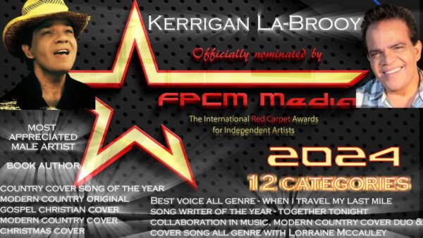 Kerrigan La_Brooy is honoured to be Nominated in 12 Categories at the 2024 International Red Carpet Awards - eLanka