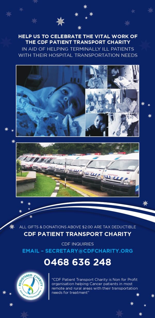 OFF THE BEATEN TRACK CDF PATIENT TRANSPORT ANNUAL BALL 2024 - 10th August ( Sydney Event) - eLanka