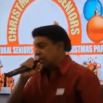 Walter Seneviratne singing Mr,Tom Jones songs at Blacktown rooftop -Westfield