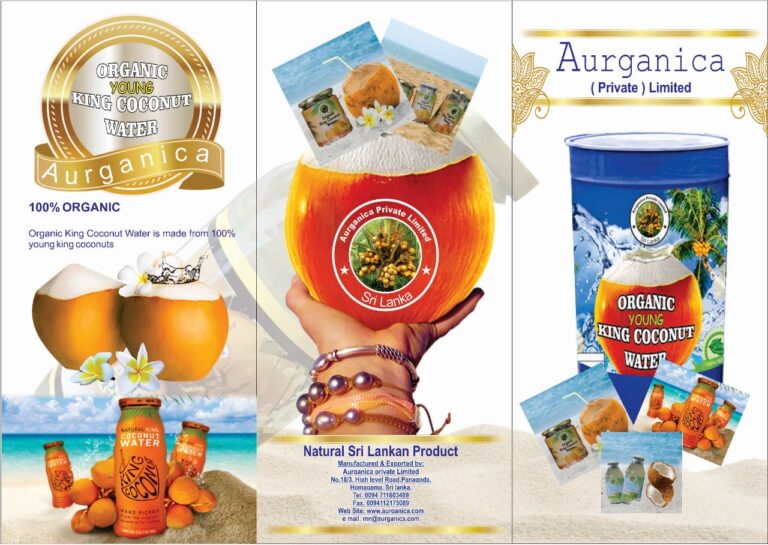 Aurganica Beverage targets Euro 90,000 forex from king coconut water exports