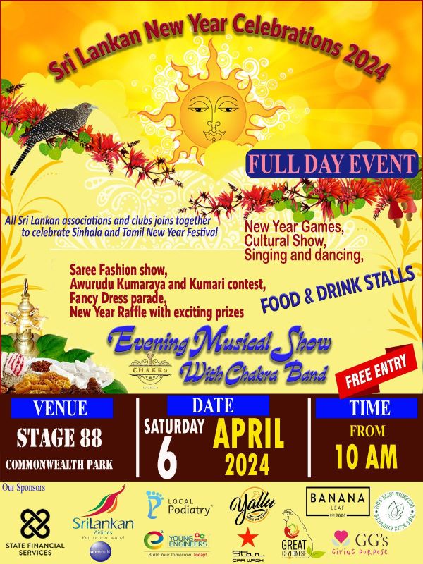 Sri Lankan New Year Celebrations 2024