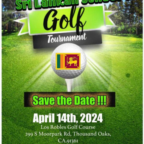 Sri Lankan School's Golf Tournament - 14th April , 2024  - ( Canada Event )