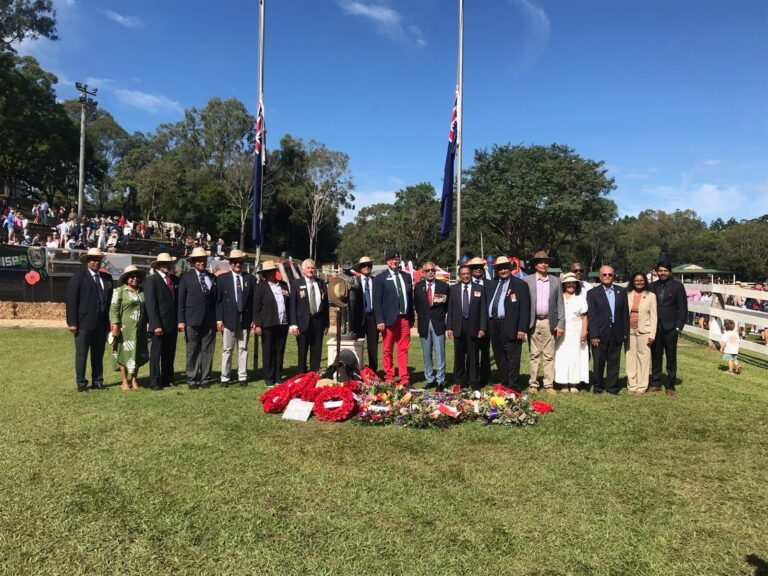 Photo of the ANZAC Day Ceremony in Brisbane With the Sri Lankan Veterans at Brookfield Show Grounds in Brisbane