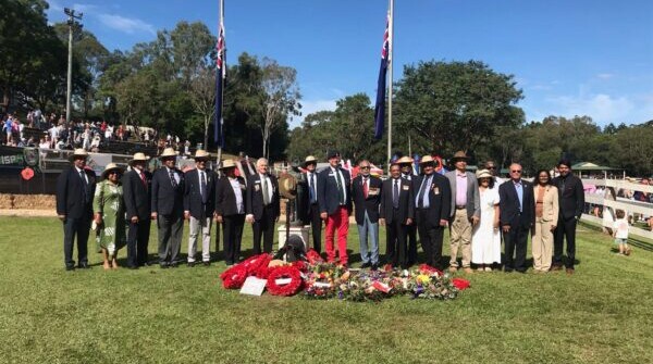Photo of the ANZAC Day Ceremony in Brisbane With the Sri Lankan Veterans at Brookfield Show Grounds in Brisbane
