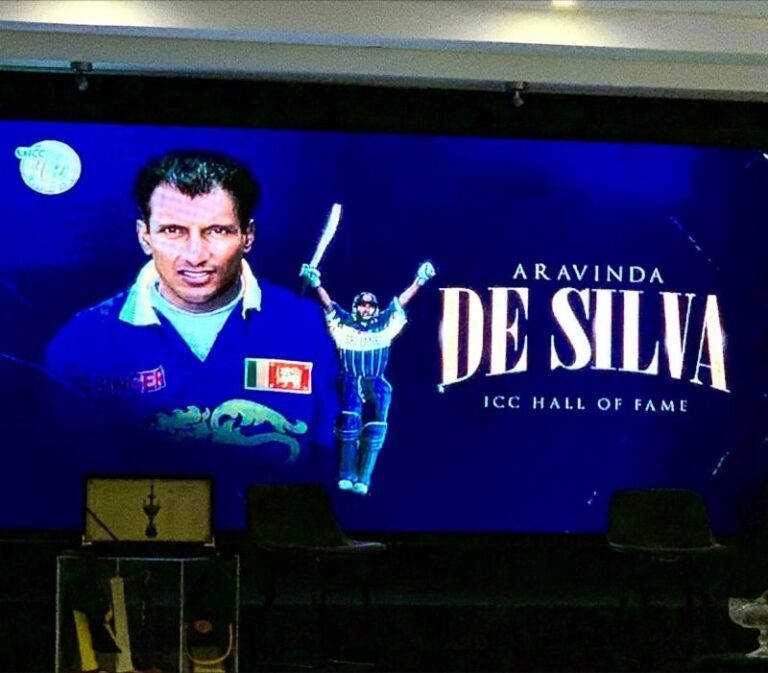 Aravinda de Silva joins the ICC Cricket Hall of Fame – Felicitation dinner hosted by the Australian Cricket Society in Toorak – By Johann Dias Jayasinha