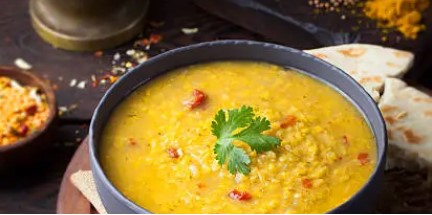 Parippu rasam (lentil soup)