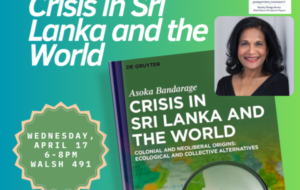 Georgetown University, Book Launch April 17, 2024 – “CRISIS IN SRI LANKA AND THE WORLD – by Prof. Asoka bandarage